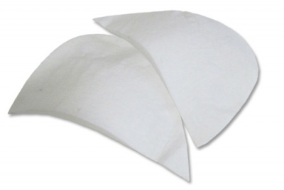 Плечевые накладки И-8 НЦ, составные, цвет белый - купить в Азове. Цена: 44.10 руб.