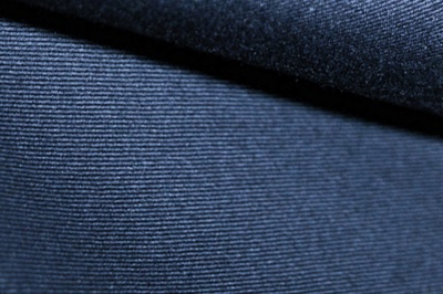 Ткань костюмная 8874/3, цвет темно-синий, 100% полиэфир - купить в Азове. Цена 433.60 руб.