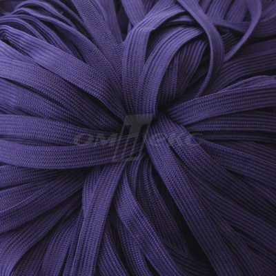 Шнур 15мм плоский (100+/-1м) №10 фиолетовый - купить в Азове. Цена: 10.21 руб.