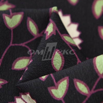 Плательная ткань "Фламенко" 10.1, 80 гр/м2, шир.150 см, принт растительный - купить в Азове. Цена 241.49 руб.