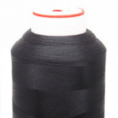 Нитки текстурированные некручёные, намот. 5 000 м, цвет чёрный - купить в Азове. Цена: 70.43 руб.