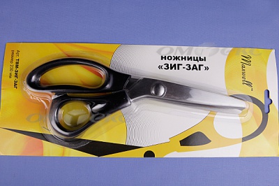 Ножницы ЗИГ-ЗАГ "MAXWELL" 230 мм - купить в Азове. Цена: 1 041.25 руб.