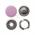 Кнопка рубашечная (закрытая) 9,5мм - эмаль, цв.003 - розовый - купить в Азове. Цена: 5.74 руб.