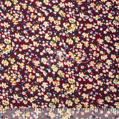 Плательная ткань "Софи" 5.1, 75 гр/м2, шир.150 см, принт растительный - купить в Азове. Цена 243.96 руб.