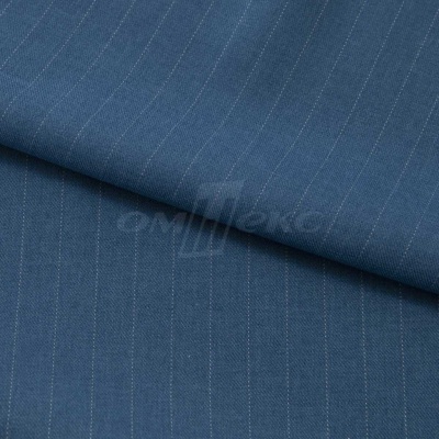 Костюмная ткань "Жаклин", 188 гр/м2, шир. 150 см, цвет серо-голубой - купить в Азове. Цена 426.49 руб.
