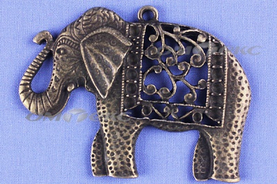 Декоративный элемент для творчества из металла "Слон"  - купить в Азове. Цена: 26.93 руб.
