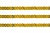 Пайетки "ОмТекс" на нитях, SILVER SHINING, 6 мм F / упак.91+/-1м, цв. 48 - золото - купить в Азове. Цена: 356.19 руб.
