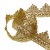 Тесьма металлизированная 0384-0240, шир. 40 мм/уп. 25+/-1 м, цвет золото - купить в Азове. Цена: 490.74 руб.