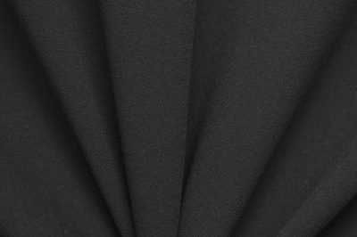 Костюмная ткань с вискозой "Бриджит", 210 гр/м2, шир.150см, цвет чёрный - купить в Азове. Цена 564.96 руб.