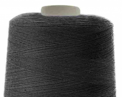 Швейные нитки (армированные) 28S/2, нам. 2 500 м, цвет чёрный - купить в Азове. Цена: 139.91 руб.