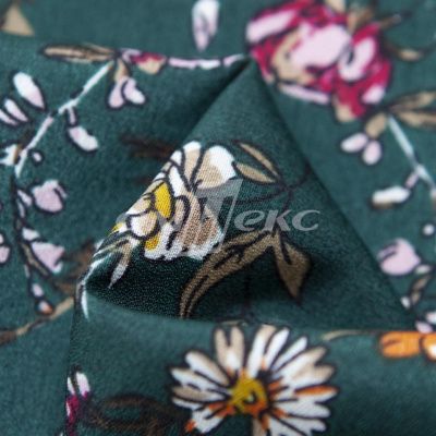 Плательная ткань "Фламенко" 6.1, 80 гр/м2, шир.150 см, принт растительный - купить в Азове. Цена 241.49 руб.
