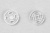 Кнопки пришивные пластиковые 11,5 мм, блистер 24шт, цв.-прозрачные - купить в Азове. Цена: 59.44 руб.