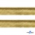 Кант атласный 136, шир. 12 мм (в упак. 65,8 м), цвет золото - купить в Азове. Цена: 433.08 руб.