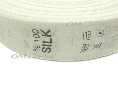 Состав и уход за тк.100% Silk (1000 шт) - купить в Азове. Цена: 520.46 руб.
