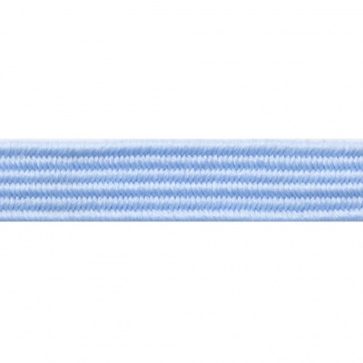 Резиновые нити с текстильным покрытием, шир. 6 мм ( упак.30 м/уп), цв.- 108-голубой - купить в Азове. Цена: 155.22 руб.